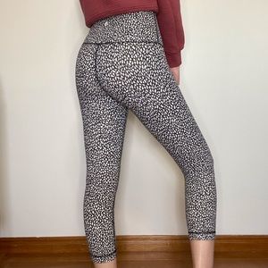 Lululemon Wunder Under Crop High Rise Mosaic